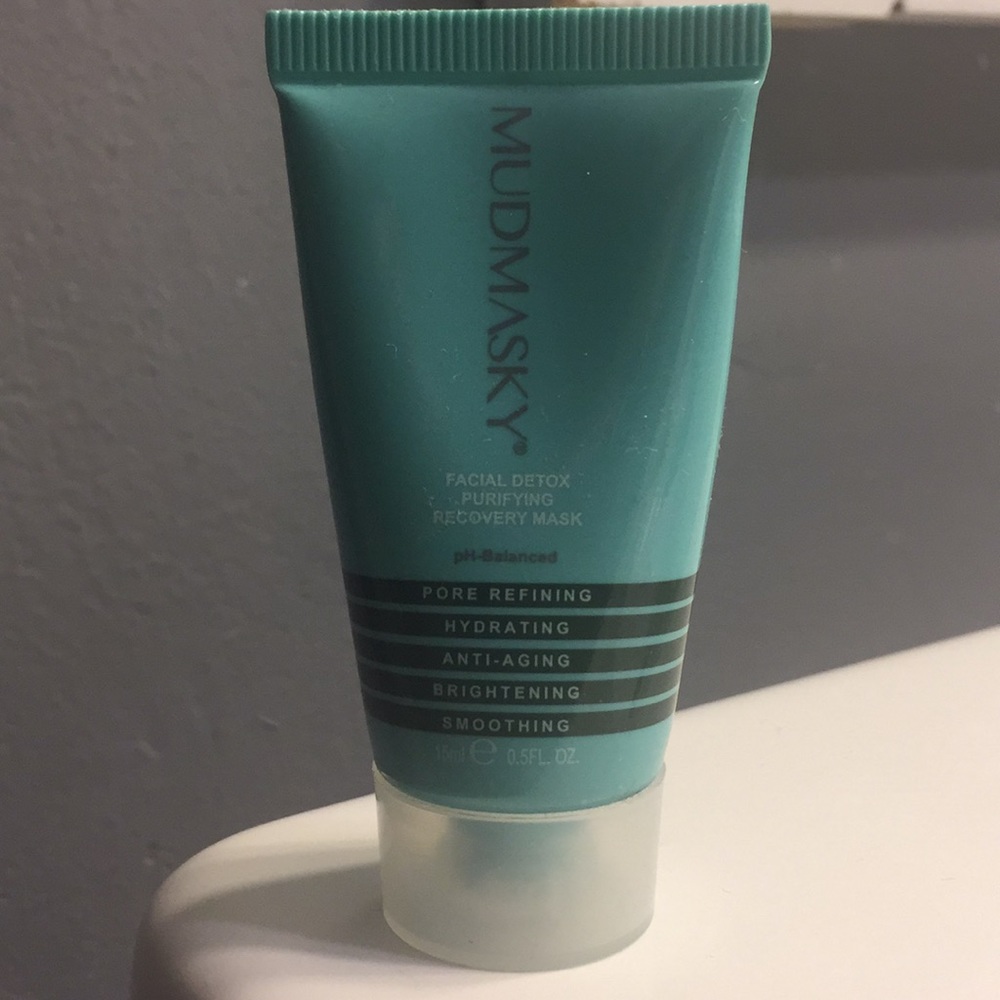 Mudmasky facial detox purifying mask travel size .5 fl oz NEW never used